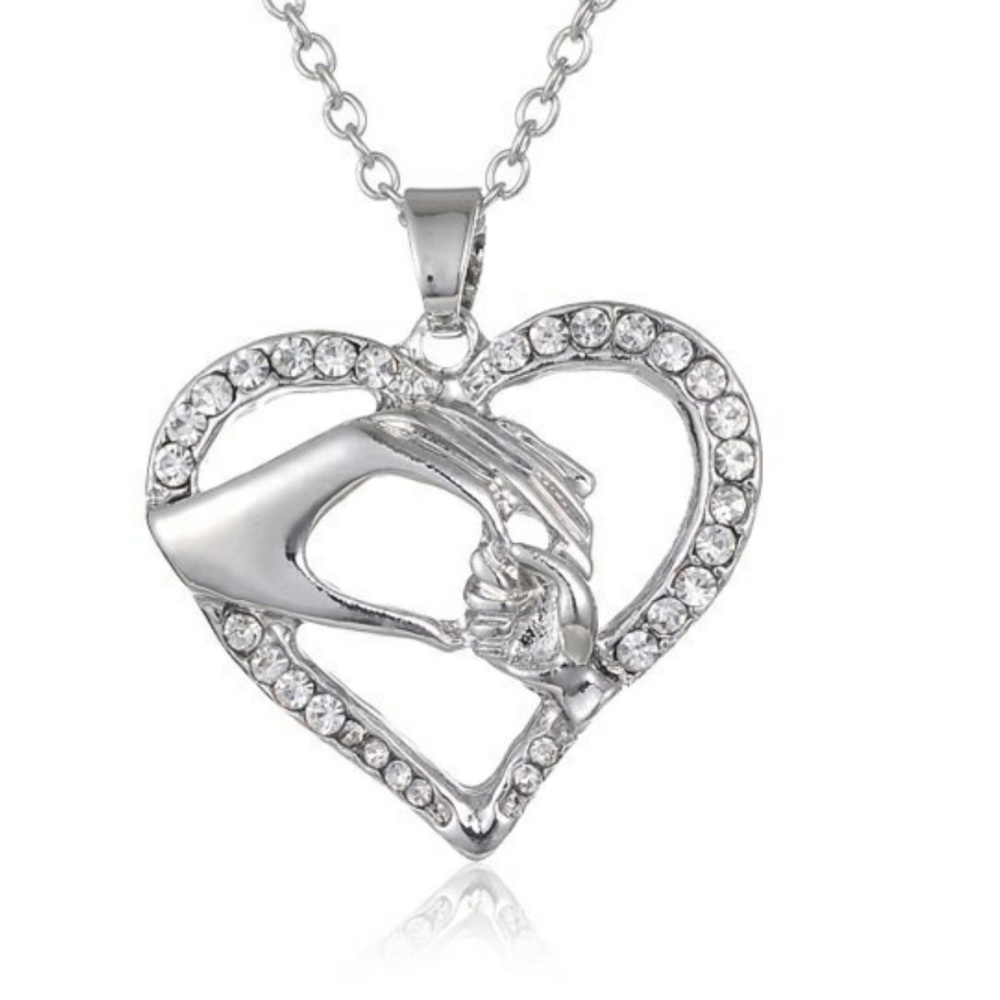 Hand in my Heart Neckalce